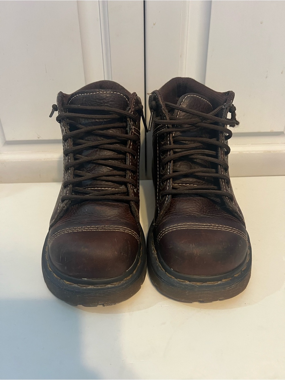Vintage Dr. Martens Yolanda Brown Boots. Size 7. VGUC